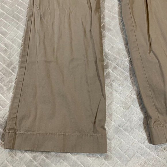 Ann Taylor Womens 6 Chino Pants Tan Brown Flare Mid Rise Stretch Casual Office - Picture 3 of 14
